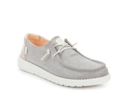 Women's HEYDUDE Wendy Metallic Sparkle Casual Shoes