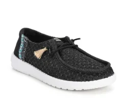 Women's HEYDUDE Wendy Perf Canvas Casual Shoes