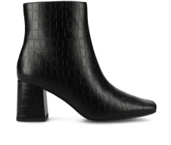 Women's Journee Collection Haylinn Block Heel Booties