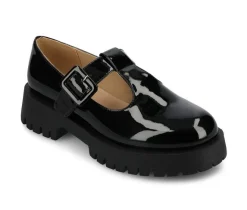 Women's Journee Collection Suvi Chunky T-Strap Mary Janes