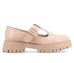 Women's Journee Collection Suvi Chunky T-Strap Mary Janes