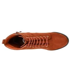 Women's Journee Collection Baylor Lace-Up Booties