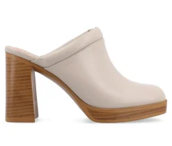Women's Journee Collection Izara Block Heel Platform Clogs