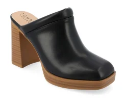 Women's Journee Collection Izara Block Heel Platform Clogs