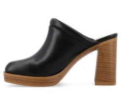 Women's Journee Collection Izara Block Heel Platform Clogs