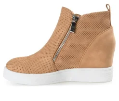 Women's Journee Collection Pennelope Wedge Sneakers