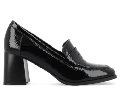 Women's Journee Collection Malleah Block Heel Loafers