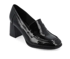 Women's Journee Collection Malleah Block Heel Loafers