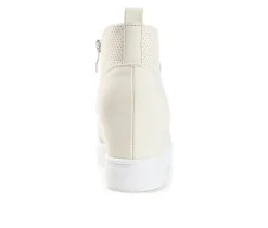 Women's Journee Collection Pennelope Wedge Sneakers
