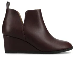Women's Journee Collection Mylee Wedge Booties