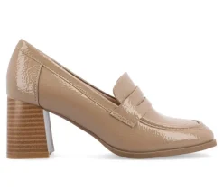 Women's Journee Collection Malleah Block Heel Loafers