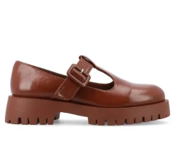 Women's Journee Collection Suvi Chunky T-Strap Mary Janes