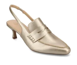 Women's Journee Collection Amory Slingback Loafer Pumps