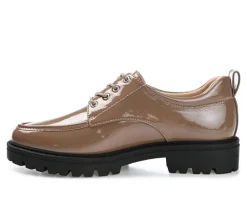 Women's Journee Collection Zina Lugged Oxfords