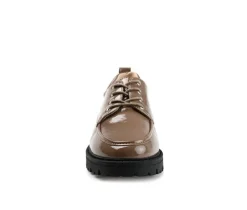 Women's Journee Collection Zina Lugged Oxfords