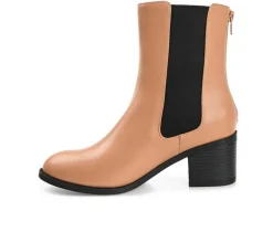 Women's Journee Collection Tayshia Block Heel Chelsea Booties
