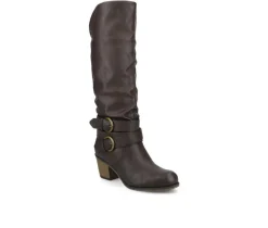 Women's Journee Collection Late Wide Calf Knee High Boots