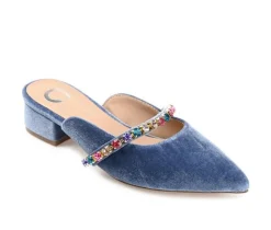 Women's Journee Collection Jewel Mules