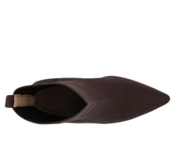 Women's Journee Collection Noralinn Heeled Stretch Knit Booties