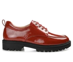 Women's Journee Collection Zina Lugged Oxfords