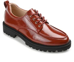 Women's Journee Collection Zina Lugged Oxfords