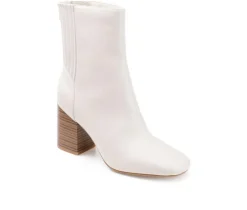 Women's Journee Collection Maize Booties