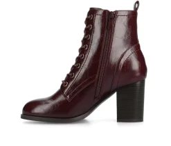 Women's Journee Collection Baylor Lace-Up Booties