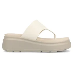 Women's Journee Collection Carah Platform Flip-Flops