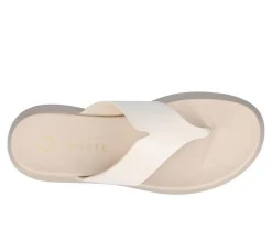 Women's Journee Collection Carah Platform Flip-Flops