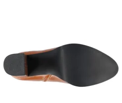 Women's Journee Collection Romer Block Heeled Platform Booties