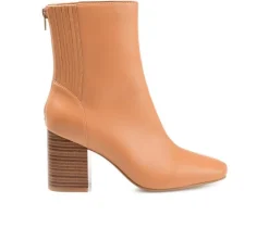Women's Journee Collection Maize Booties