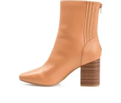 Women's Journee Collection Maize Booties