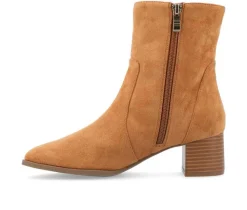 Women's Journee Collection Hayven Block Heel Booties