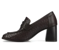 Women's Journee Collection Malleah Block Heel Loafers