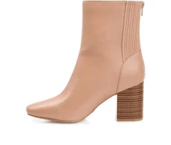 Women's Journee Collection Maize Booties