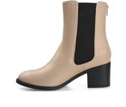 Women's Journee Collection Tayshia Block Heel Chelsea Booties