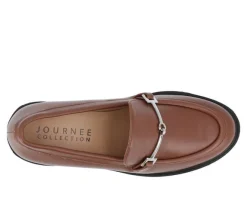 Women's Journee Collection Keeziah Chunky Heeled Loafers