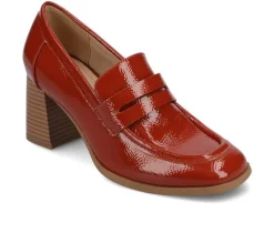 Women's Journee Collection Malleah Block Heel Loafers