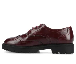 Women's Journee Collection Claudiya Chunky Oxfords