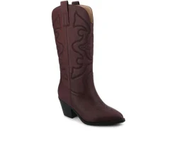 Women's Journee Collection Chantry Mid Calf Western Boots