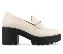 Women's Journee Collection Keeziah Chunky Heeled Loafers