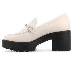 Women's Journee Collection Keeziah Chunky Heeled Loafers