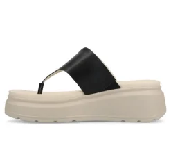 Women's Journee Collection Carah Platform Flip-Flops