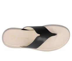 Women's Journee Collection Carah Platform Flip-Flops