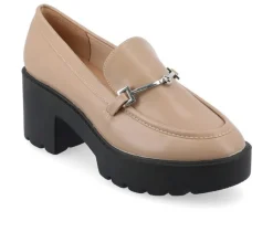 Women's Journee Collection Keeziah Chunky Heeled Loafers