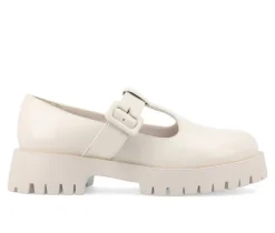 Women's Journee Collection Suvi Chunky T-Strap Mary Janes