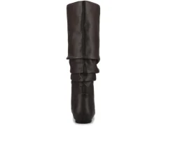 Women's Journee Collection Jayne Wide Calf Knee High Boots
