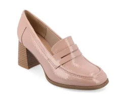 Women's Journee Collection Malleah Block Heel Loafers