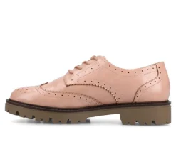 Women's Journee Collection Claudiya Chunky Oxfords