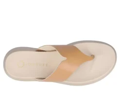 Women's Journee Collection Carah Platform Flip-Flops